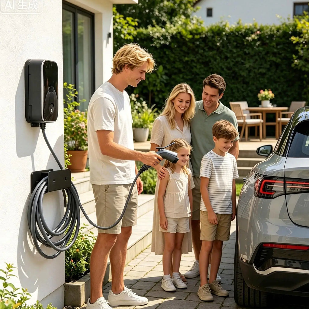Ev Charging Cable Holder Space-saving Heavy Duty Electric Vehicle
