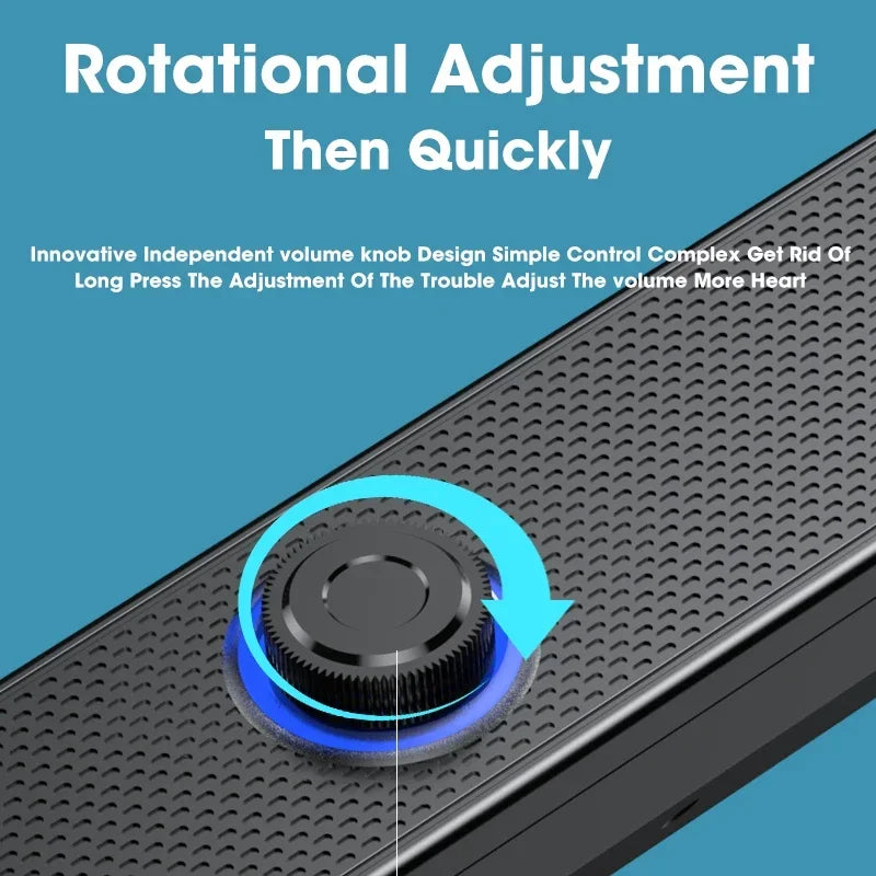 Bluetooth 4D Surround Speaker Home Theater Sound System Computer Soundbar For TV Subwoofer Wired Stereo Strong Bass Zpaxo