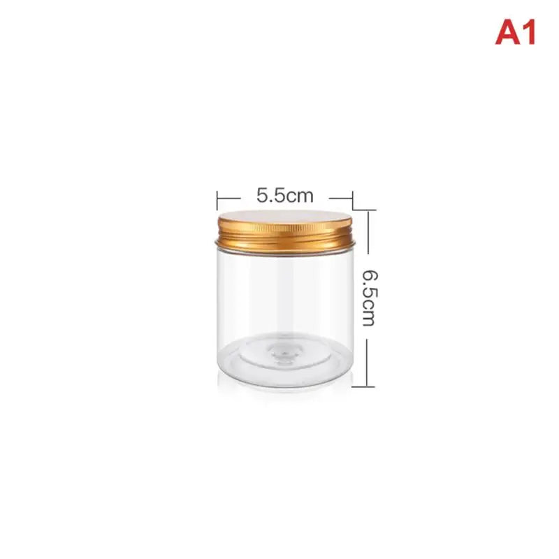 CMAluminum Lid Sealed Jar PET Plastic Food Grade Storage Transparent Zpaxo A1