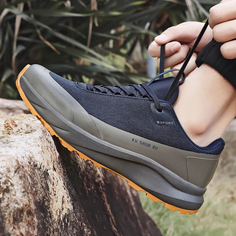 Men's Casual Sneakers Luxury Trainer Shoes Breathable Race Running