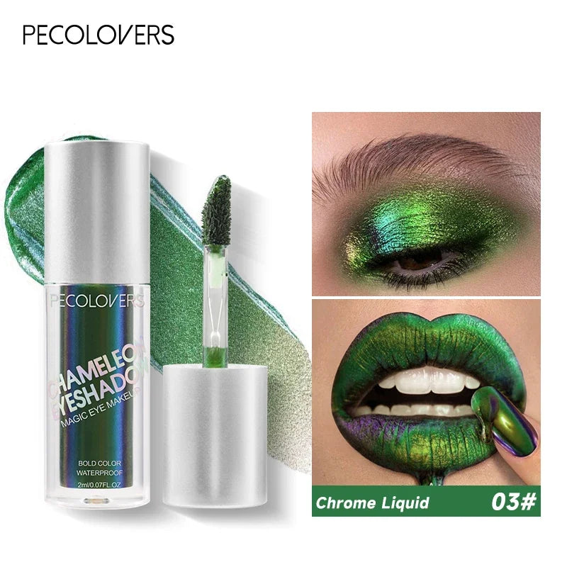 1 PC Powerful Color Chameleon Liquid Eyeshadow, Waterproof Sweatproof, Suitable for Bold and Exaggerated Makeup Zpaxo 03
