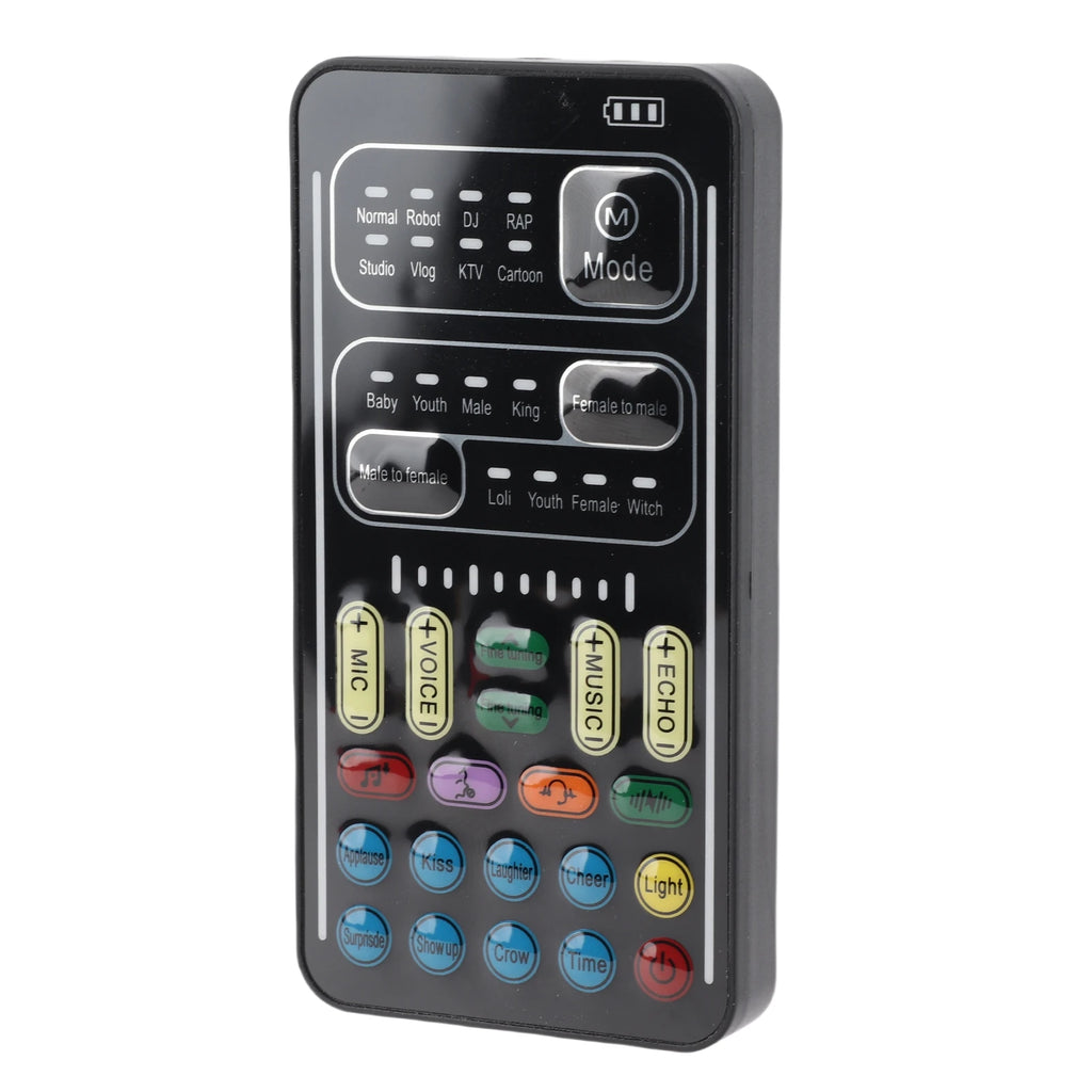 I9 Voice Changer Multifunction Portable Recording Mini Sound Card