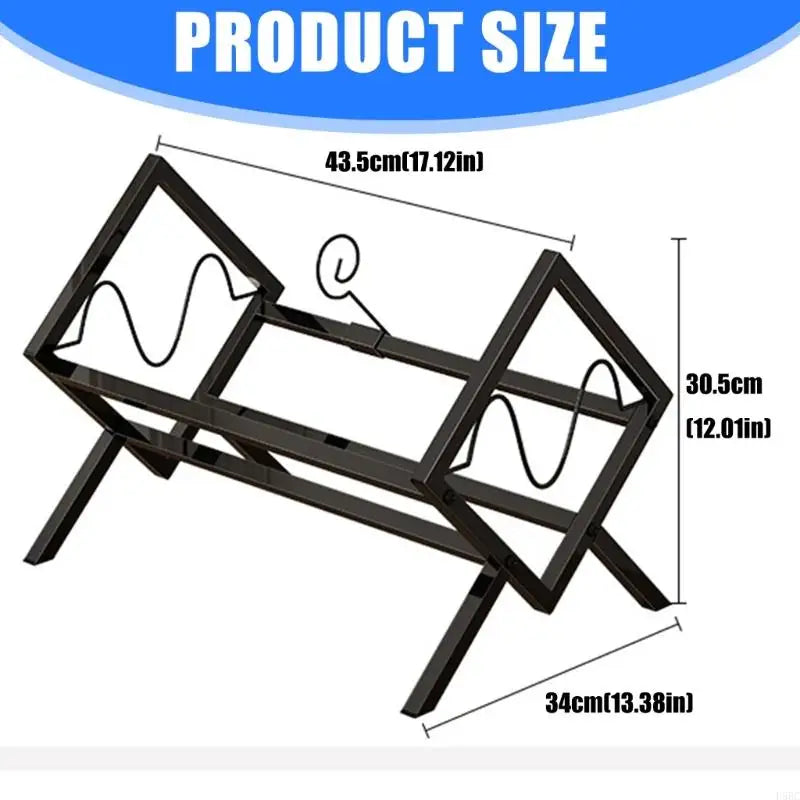 No Tools Required Book Display Stand Steel Structure Spaces