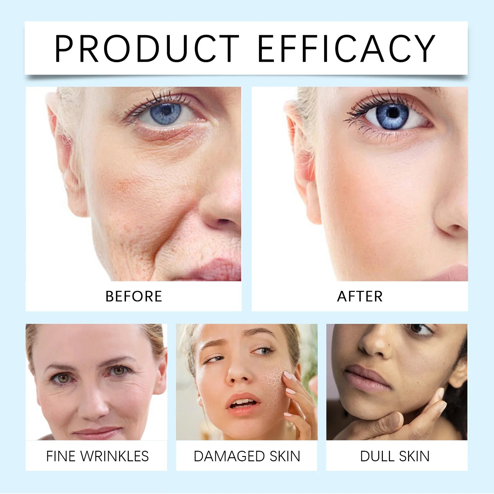 Hoygi Collagen Firming Skin Serum Tightens and Lifts Elasticity-Boosting Formula Lightweight Fast-Absorbing for All Skin Types Zpaxo