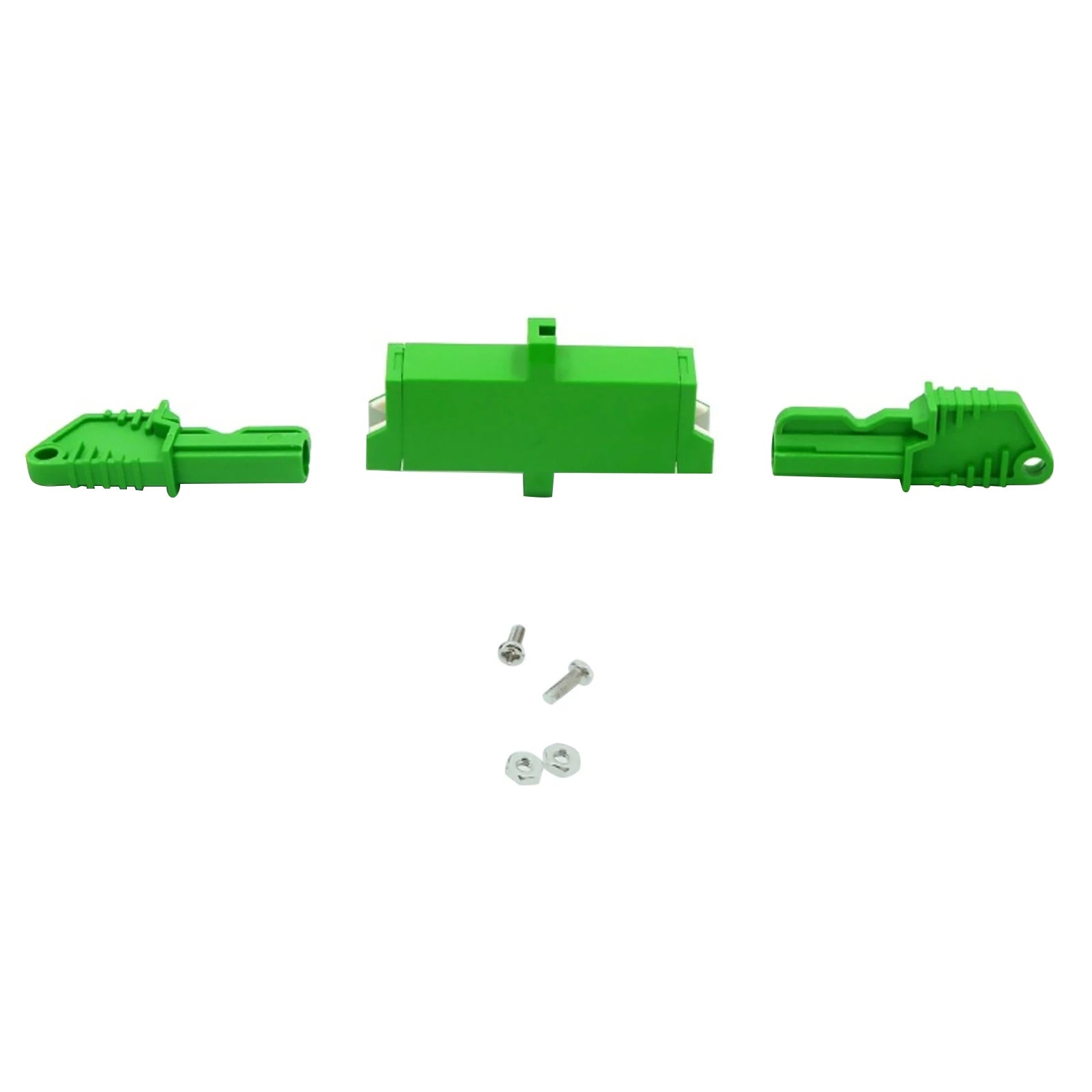 E2000 APC Fiber Adapter Single Mode Core Simplex Optical Connector