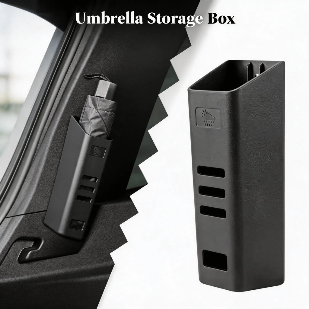Car Umbrella Holder Waterproof Trunk Storage Box – Universal