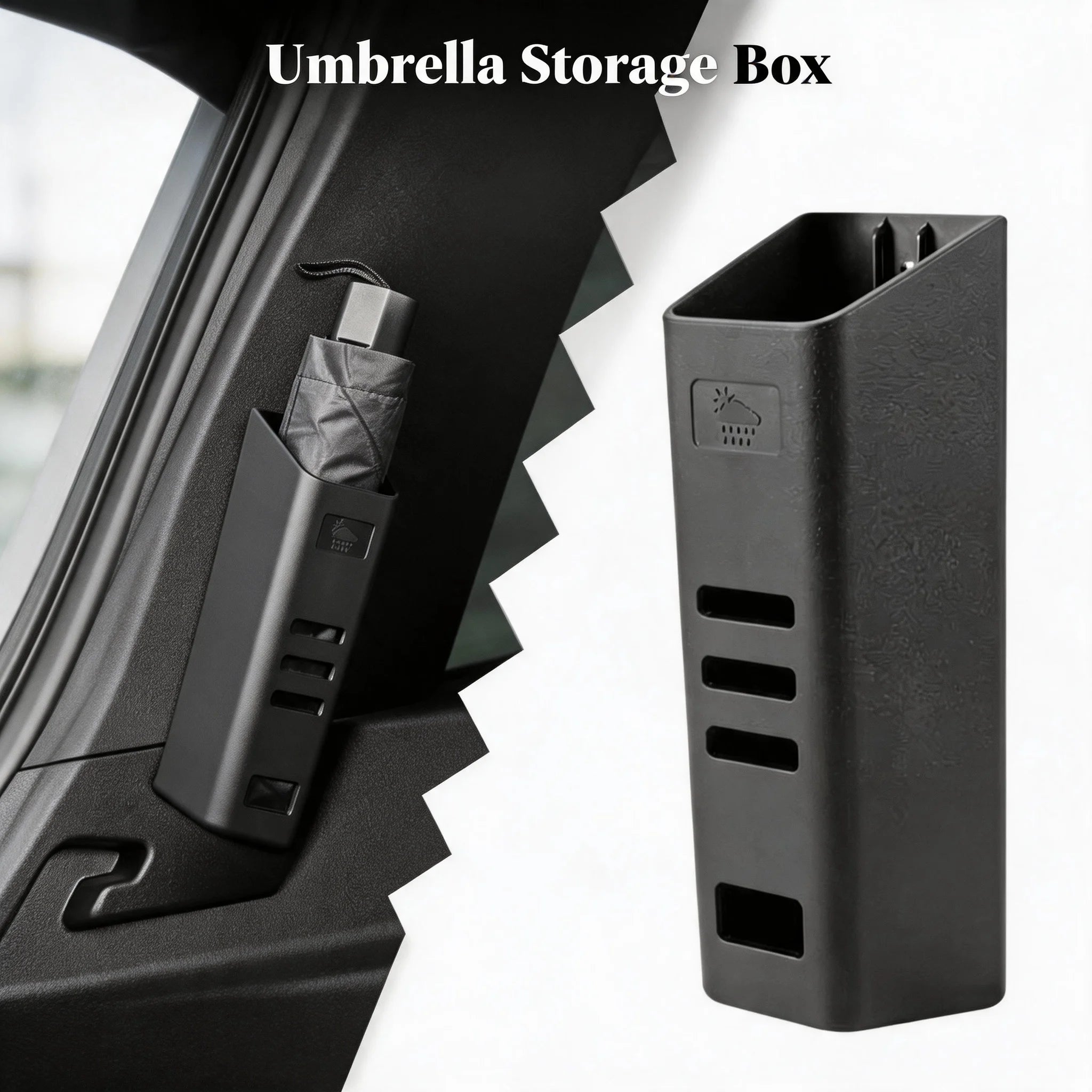 Car Umbrella Holder Waterproof Trunk Storage Box – Universal