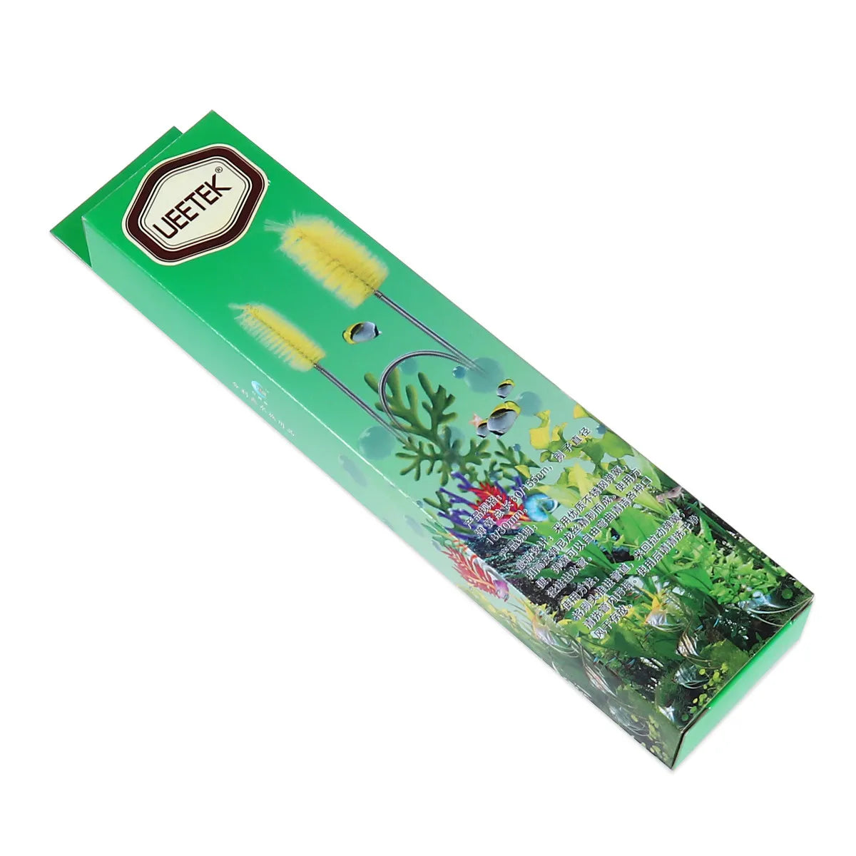 Flexible Double Ended Aquarium Water Hose Cleaning Brush Sky Blue