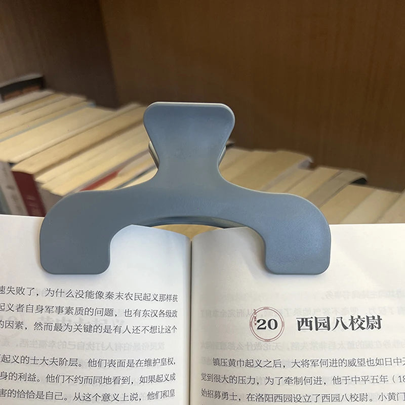 Plastic Large Book Clip Simple Reading Aid Fixed Book Holder Bookmarks Creative Design Practical Note Holder Zpaxo A4