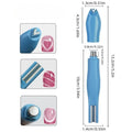 3 in 1 Cat Eye Nail Magnetic Stick Love Heart Snake Pattern French Cat Eye Nail Magnet UV Gel Polish Effect Manicure Design Tool Zpaxo Blue