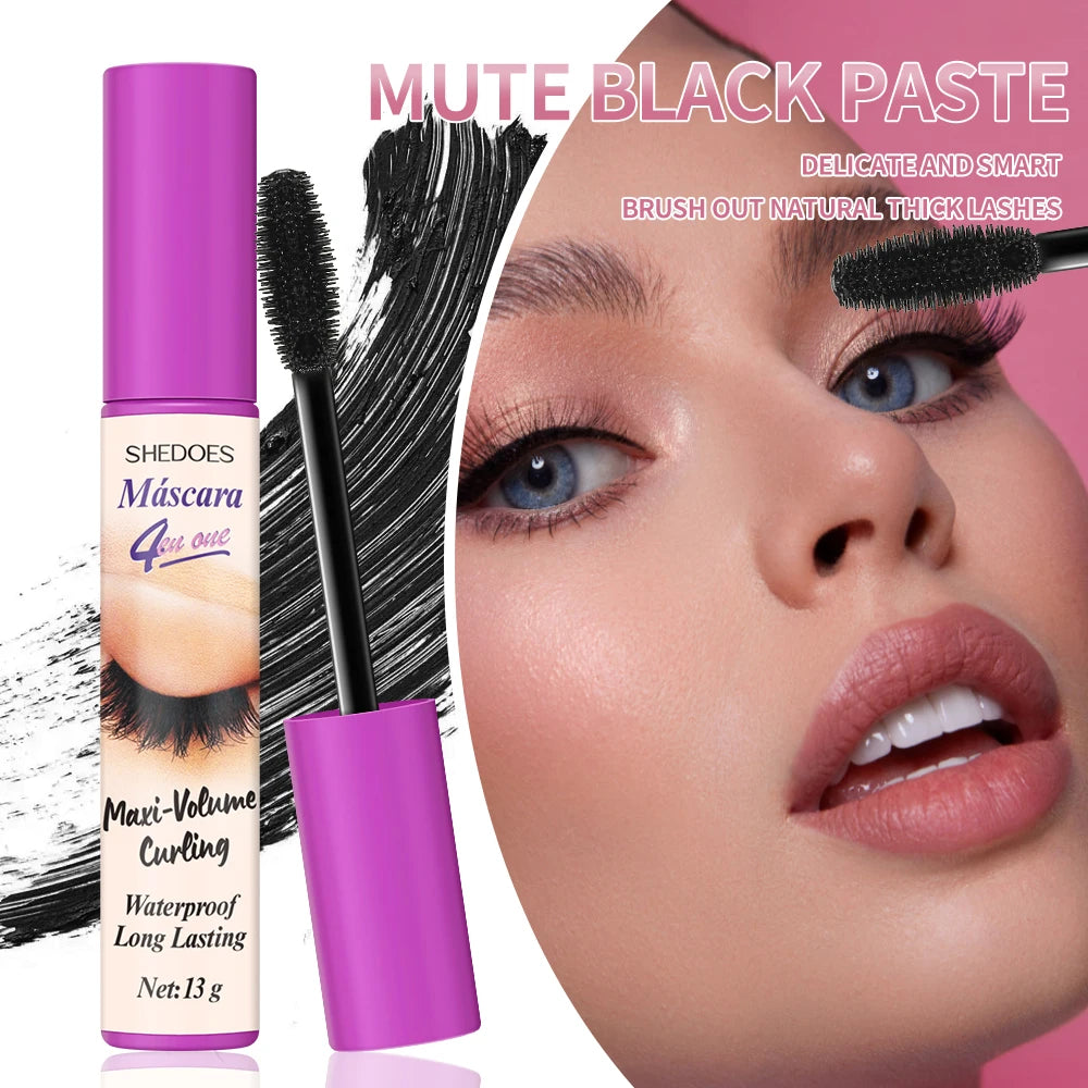 Eye Black Waterproof Anti Smudge Durable Curly Thick Easy Apply Zpaxo