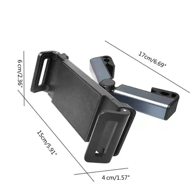 652F Car Headrest Mount 360 Multi-angle Back Tablet Holder Bracket Zpaxo
