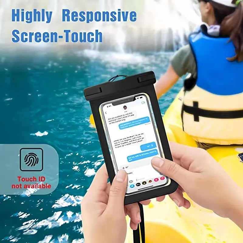 IP68 Universal Waterproof Phone Case Bag PVC Cover Iphone 16 15 14 Zpaxo