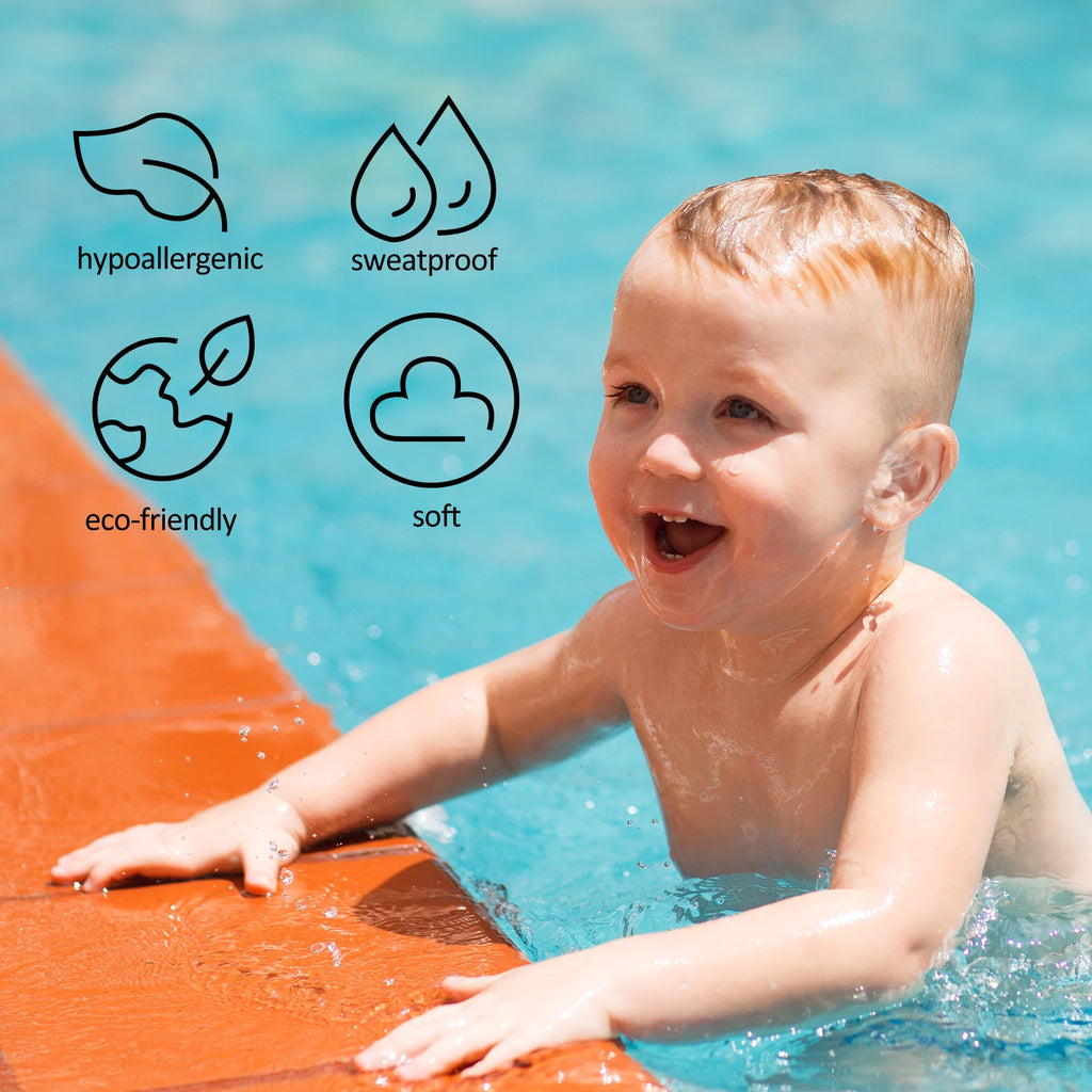 Baby Waterproof Ear Plugs Baby Swimming, Bathing, and Hair Washing Ear Protection Stickers Zpaxo