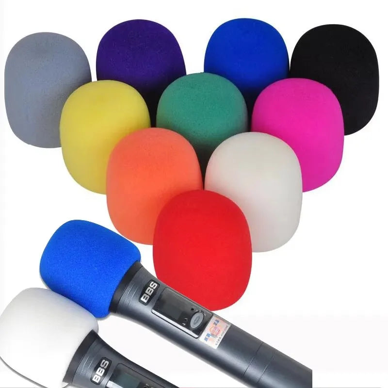 Foam Mic Windscreen Cover – Studio & Stage Sponge Cap 5–35 Pack
