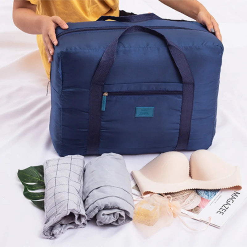 Foldable Travel Bag Luggage Suitcase Organiser Storage Unisex Hand
