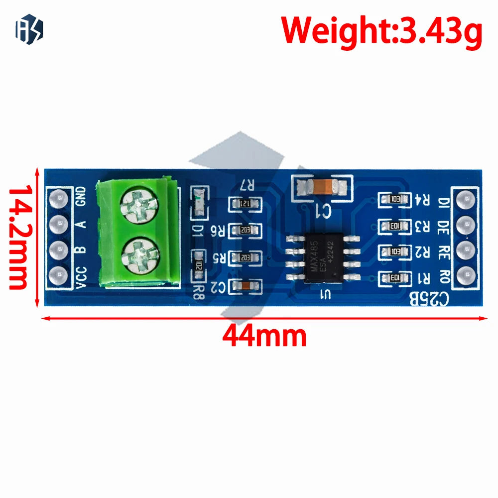 MAX485 Module RS-485 TTL to RS485 MAX485CSA Converter Module For Arduino Integrated Circuits Products Zpaxo