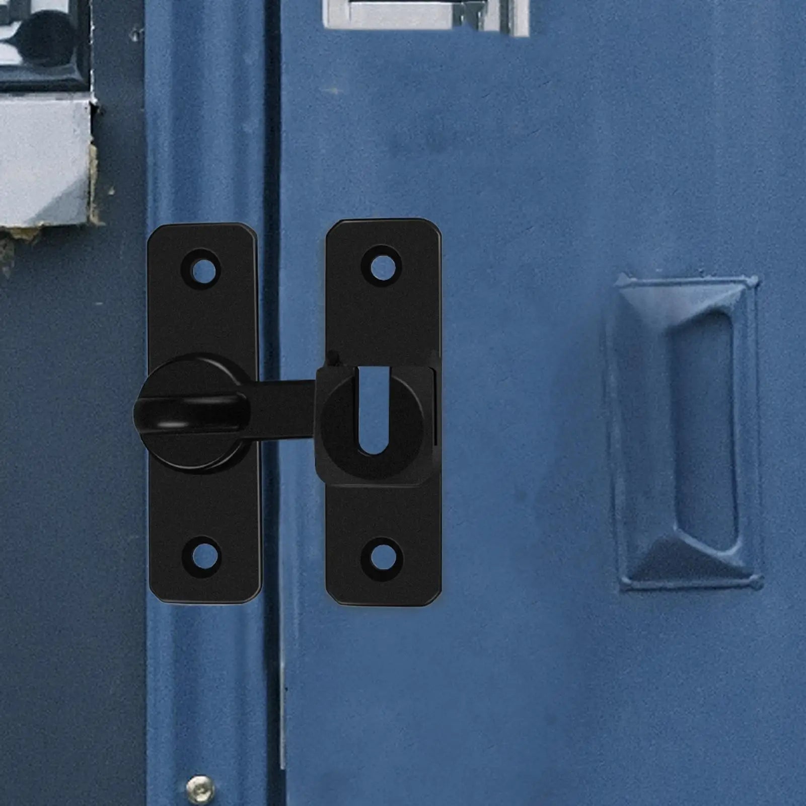 90Degree Door Lock Home Security Sliding Door Latch Small Gate Latches Hardware Anti-theft Lock Zinc Alloy Door Bolts Zpaxo