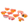 Halloween Fake Teeth Halloween Front Teeth Funny Fake Teeth Decoration for Stage Performance Dress up Party Halloween Masquerade Zpaxo 10pcs Skin Color