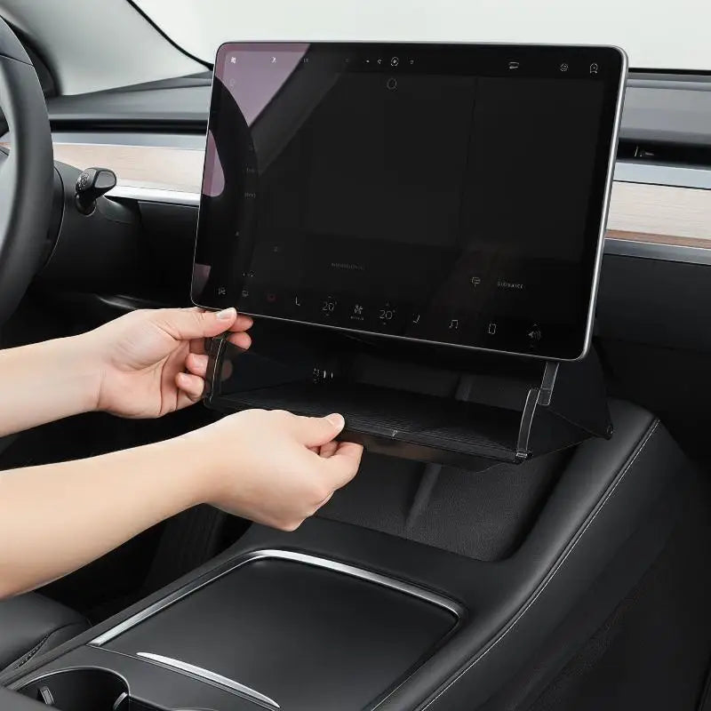 Tesla Model Y/3 Hidden Under-Screen Storage Organizer Tray