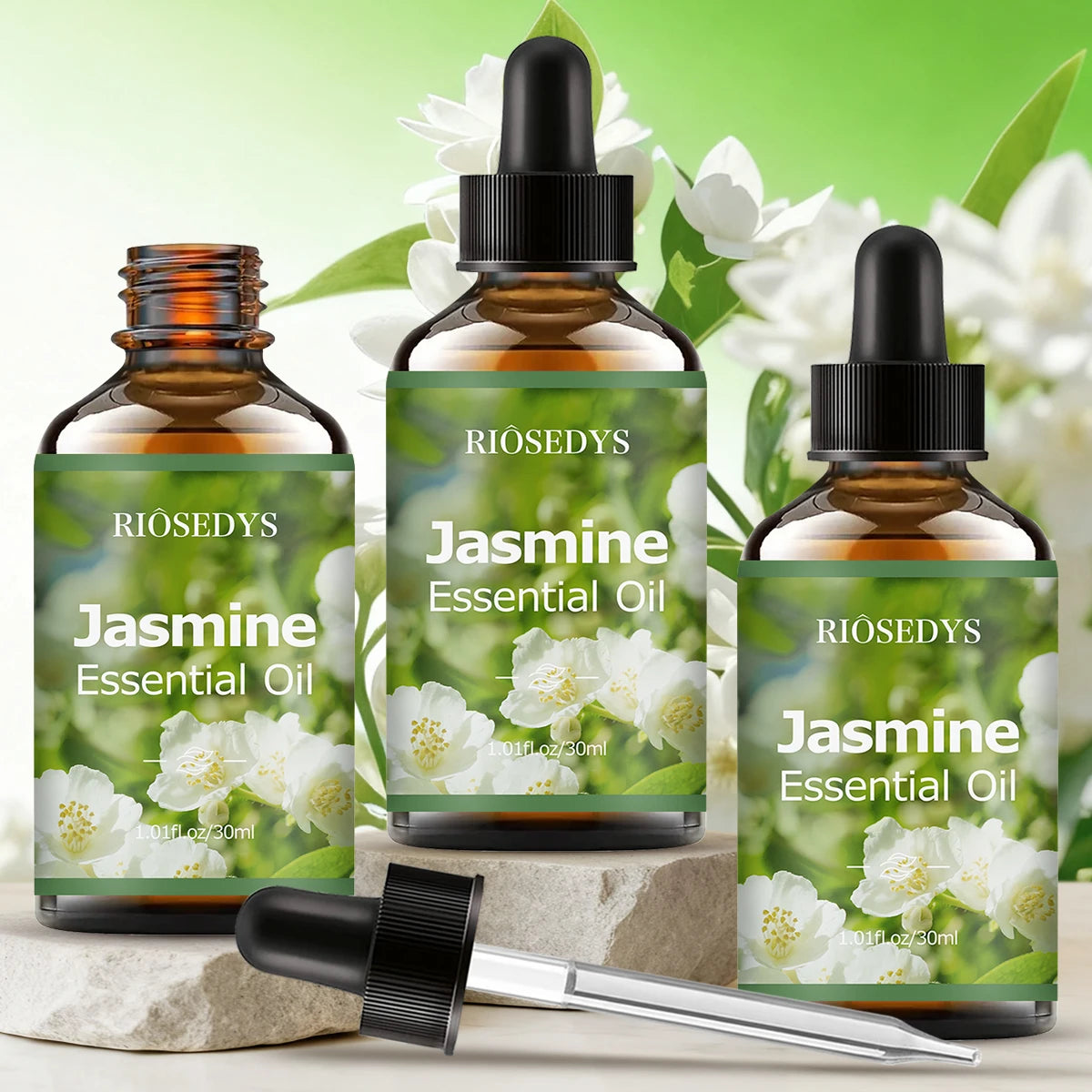 Jasmine Essential Oil Natural Fragrance Suitable Body Massage Zpaxo