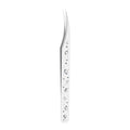 Stainless Steel Scrapbook Tweezers Anti-static Cartoon Pattern Lash Zpaxo Silver1