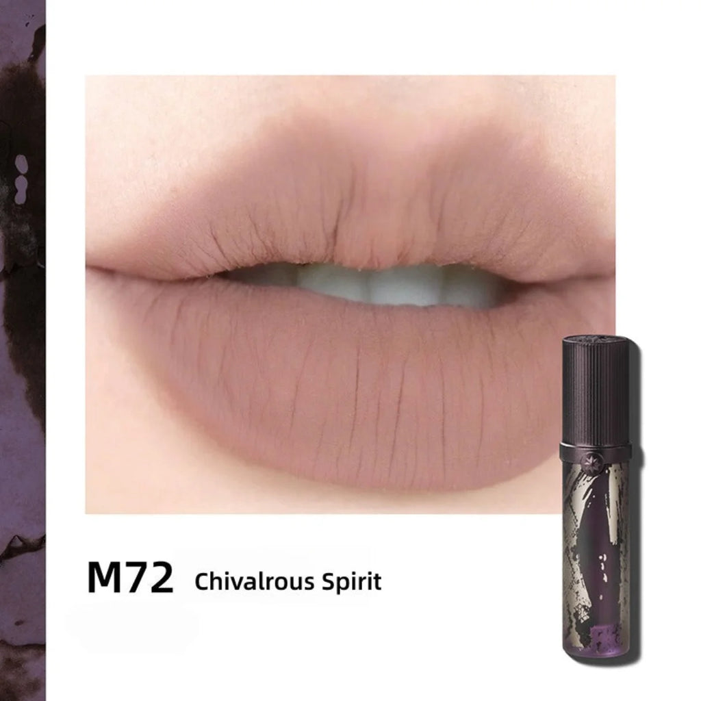 Girlcult MARTIAL WORLD LIPSTICK Lip Cream Mud Thin Matte Soft Mist Zpaxo M72