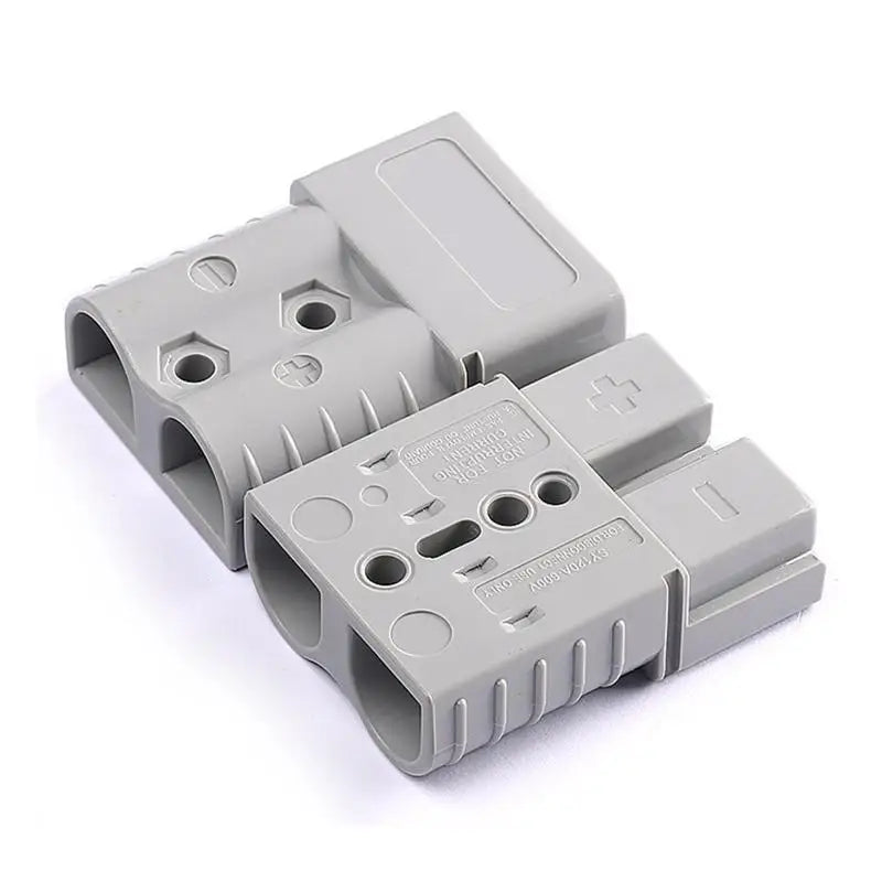 652F BlueGray Red Double Pole with Copper Contact Power Connectors 120A 600V High Current Plug for Electric Car Battery Zpaxo