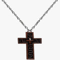 2025 Necklace Cross Shaped Compartmen 3D Metal Charm Pendant Desig