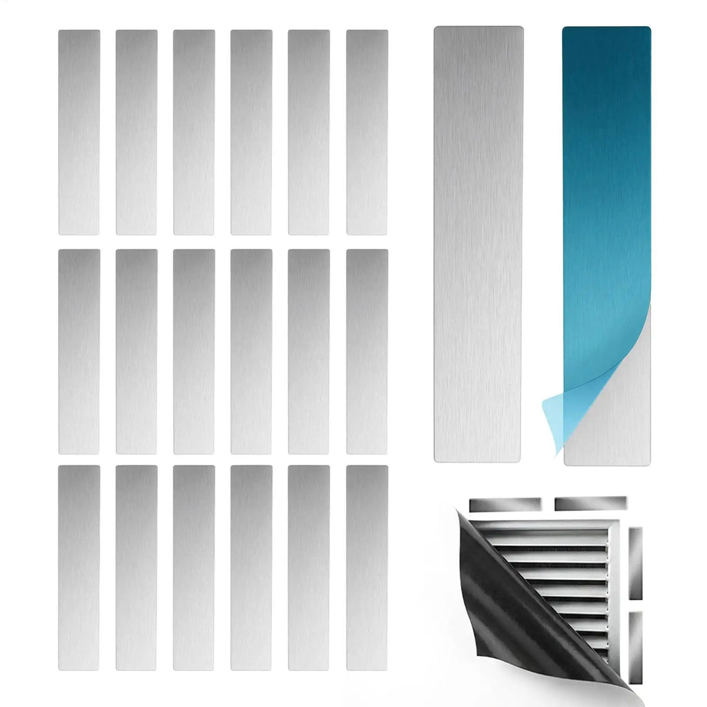 Adhesive Metal Plate Steel Strip Magnetic Vent Cover Non Mounting