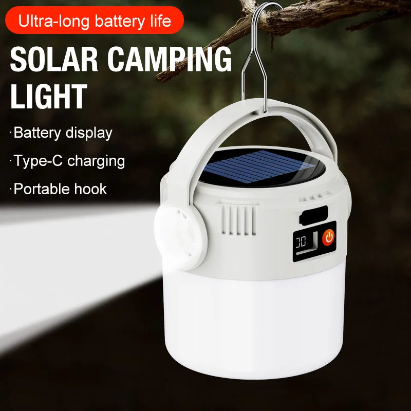 Ultra Long Endurance Camping Light Solar Powered Outdoor Rechargeable