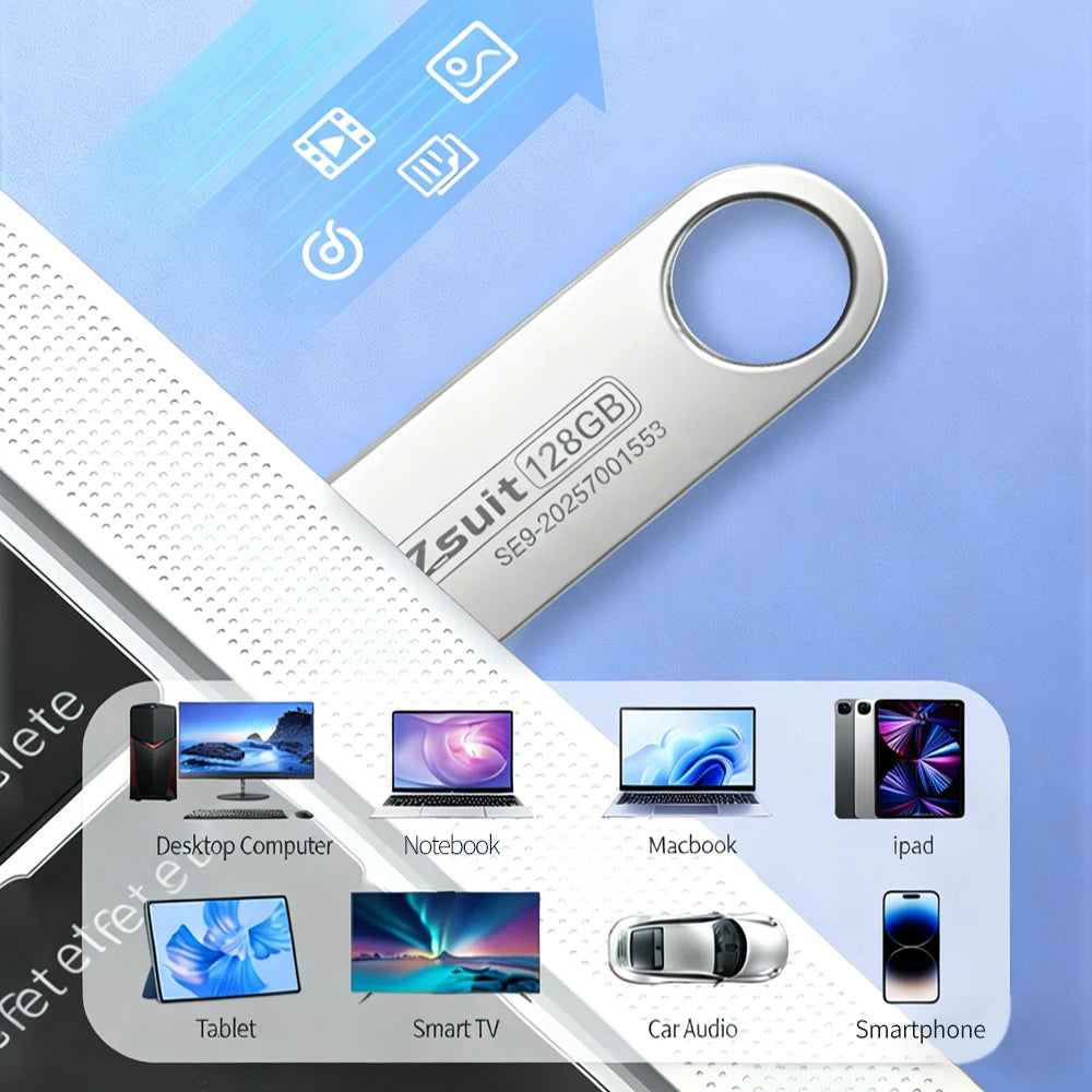 50pcs 8GB Custom Logo High Speed USB 3.0 USB Flash Drive with Free Shipping InterfaceMetal Flash Drive USB Store Zpaxo