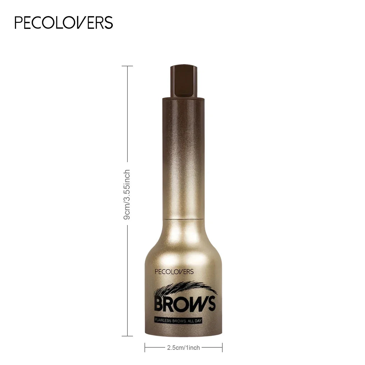 Eyebrow Gel Pen Angled Brush Quick-dry Long-lasting Natural Shaping Zpaxo