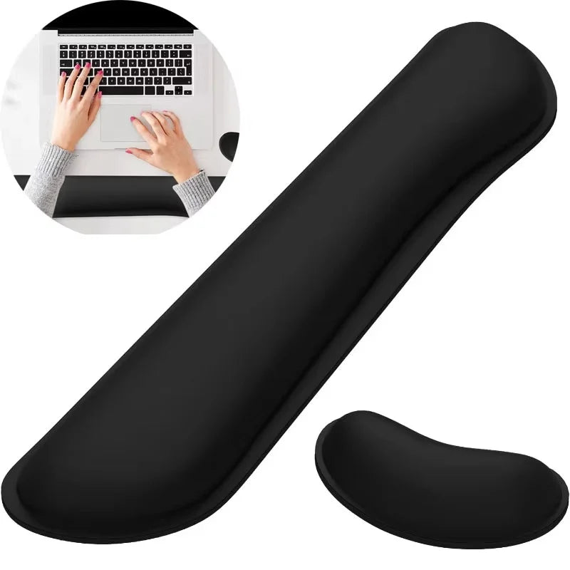Keyboard Mouse Wrist Rest Pad Memory Foam Hand Support Ergonomic