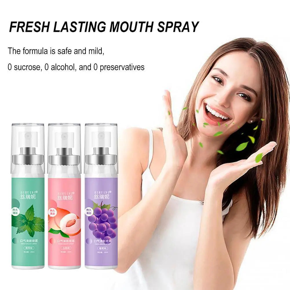 Fruity Breath Freshener Spray – Lychee & Watermelon, 20ml Breath Freshener Spray Zpaxo