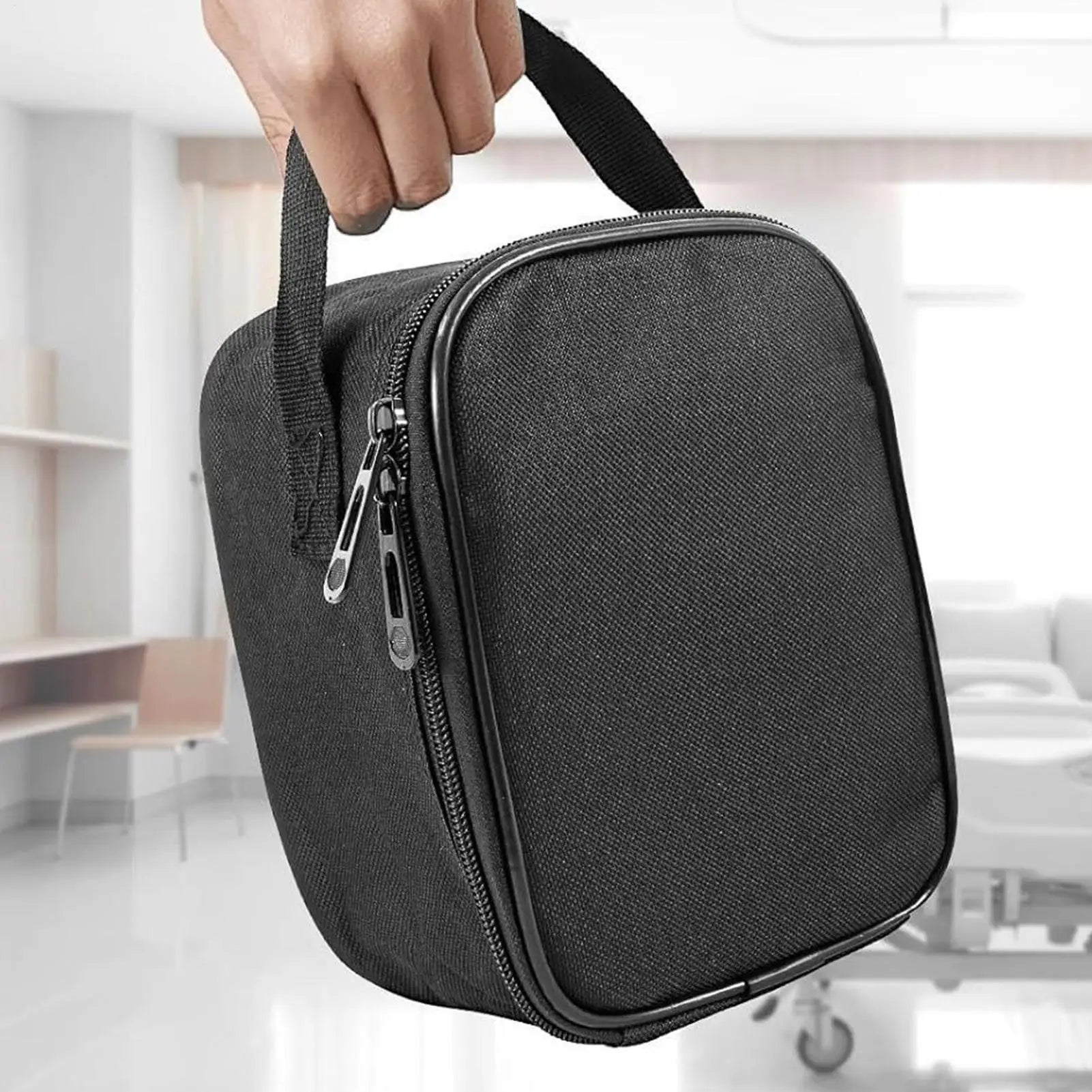 Blood Pressure Case Portable Storage Organizer Handle Cuff Bag Home