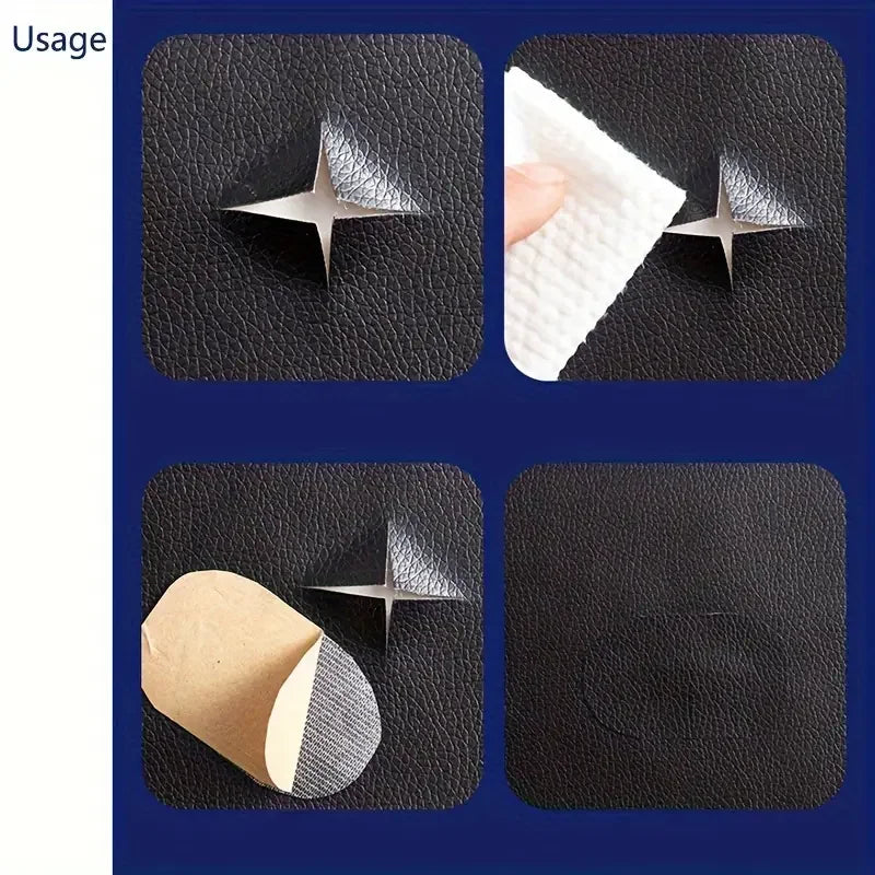 30x20cm Self-Adhesive Leather Repair Patch - Quick Fix for Sofa, Car Seats, Bags, Jackets & Furniture (No Sewing) Zpaxo