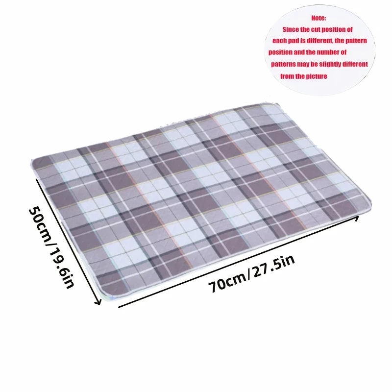 2PCS Bed Protection Pads Washable Reusable Absorbent Anti Slip for Adults Dog Cat Thick Care Pads for Adults Zpaxo M 2PCS