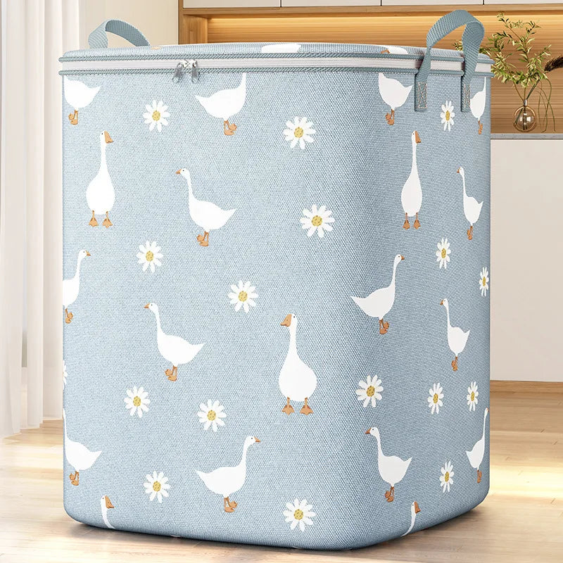 140L Large Quilt & Clothes Storage Bag – Foldable Oxford Organizer Clothes Storage Bag Zpaxo