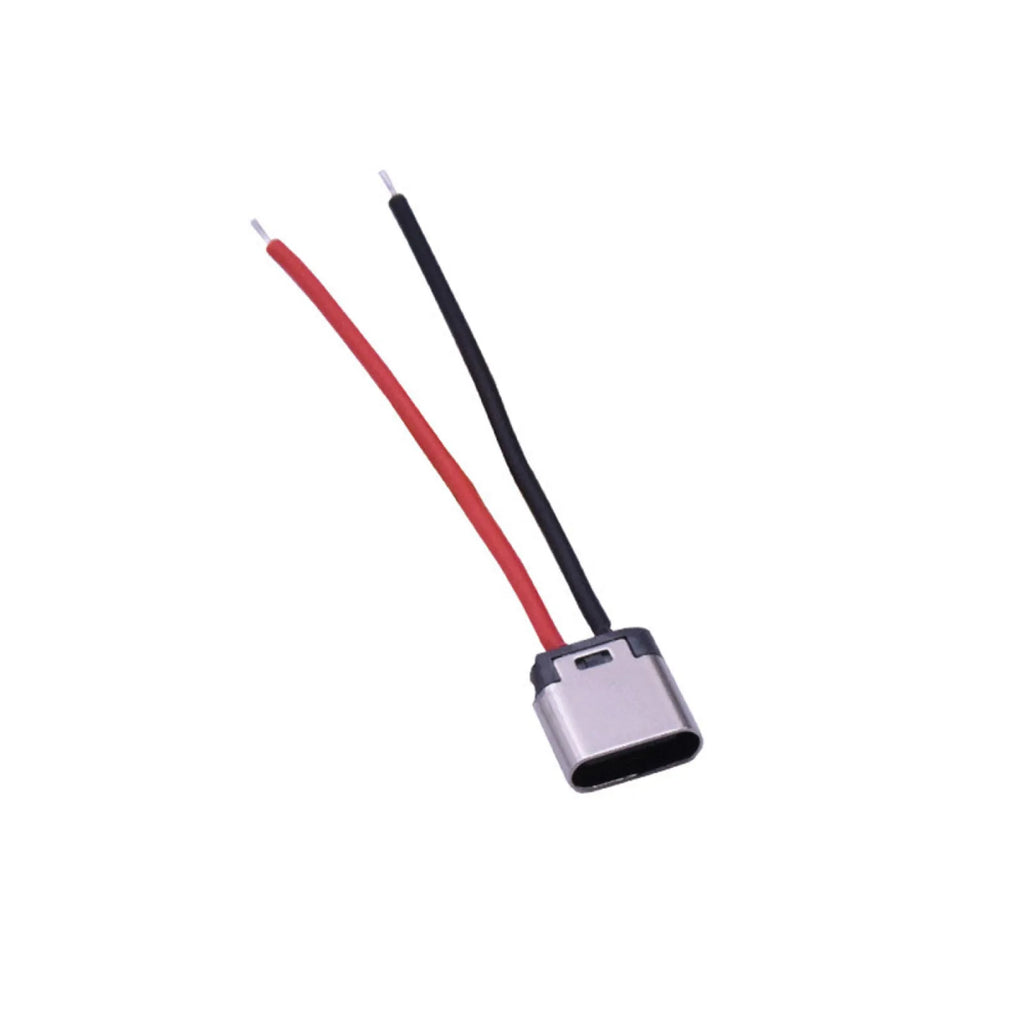 USB Type-c 2Pin Soldered Female Base Wire Typec 3A Current Socket C