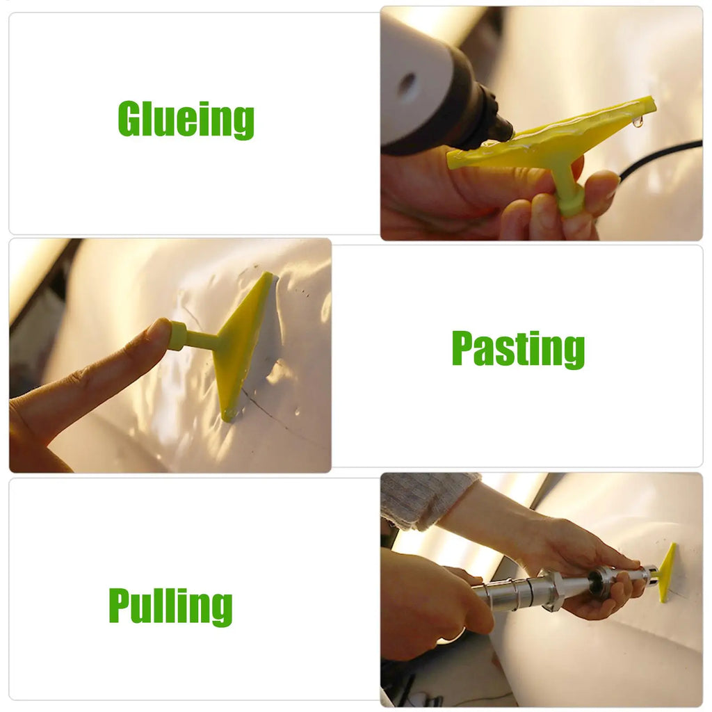 Dent Removal Puller Tabs 10-Pieces No Paint Remover Glue Vehicle Body