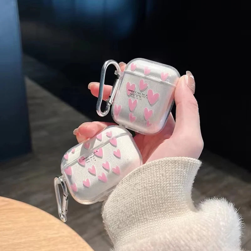 Glitter Shiny Cartoon Soft Silicone Cover Airpods 1 2 3 4 Earphone