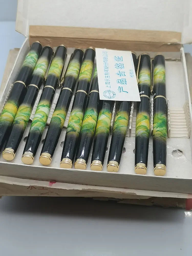 New Old Vintage Hero Yong Sheng 401 Fountain Pen Fine Nib Students Writing Stationery Collection Using the 1990 S Zpaxo