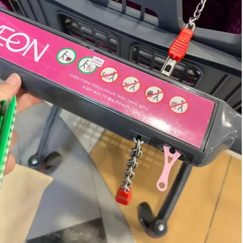 1/3pcs random Shopping Cart Key – Plastic Unlocking Tool & Coin Pendant, Anti-Loss Accessory for Supermarkets Zpaxo