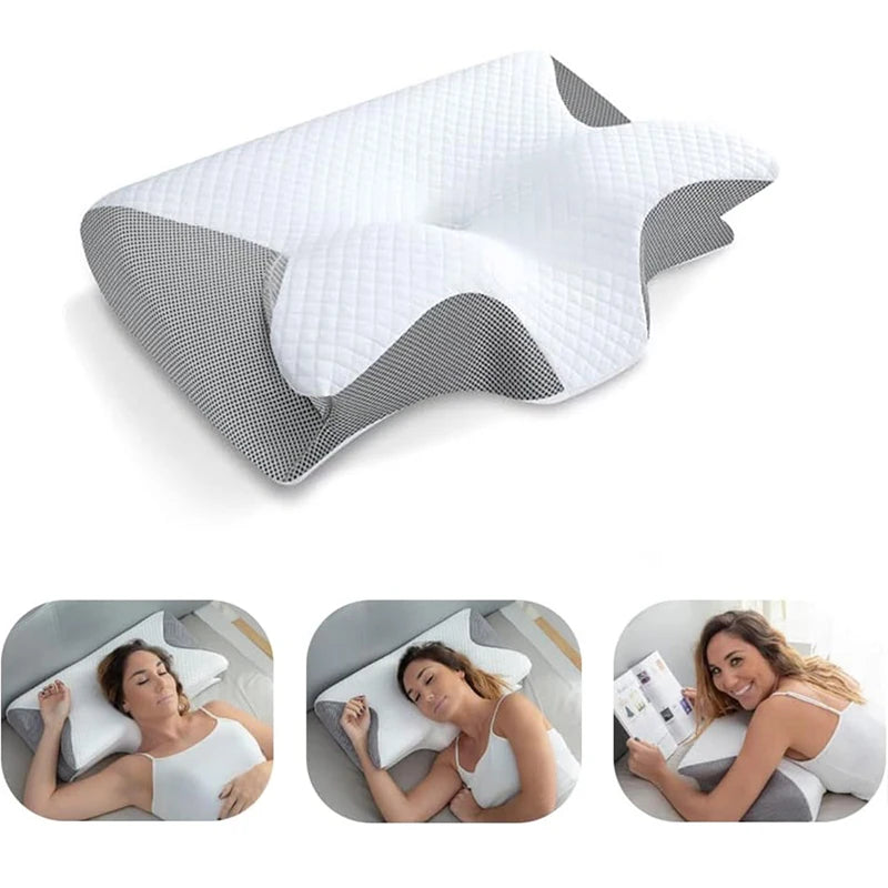 Memory Foam Cervical Pillow 1 Ergonomic Contour Orthopedic Neck Zpaxo