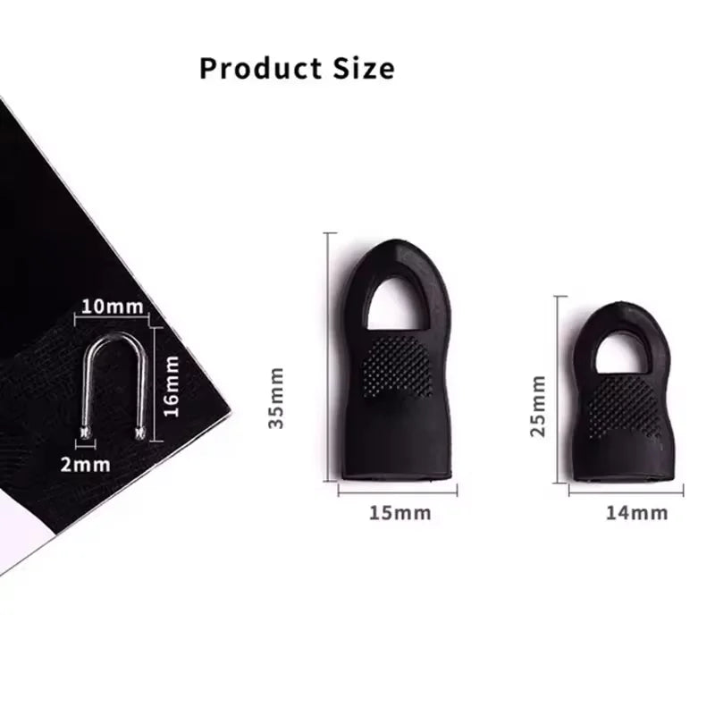 8-Pack Zipper Puller Replacement – Bags, Clothing & Tents Zipper Puller Set Zpaxo