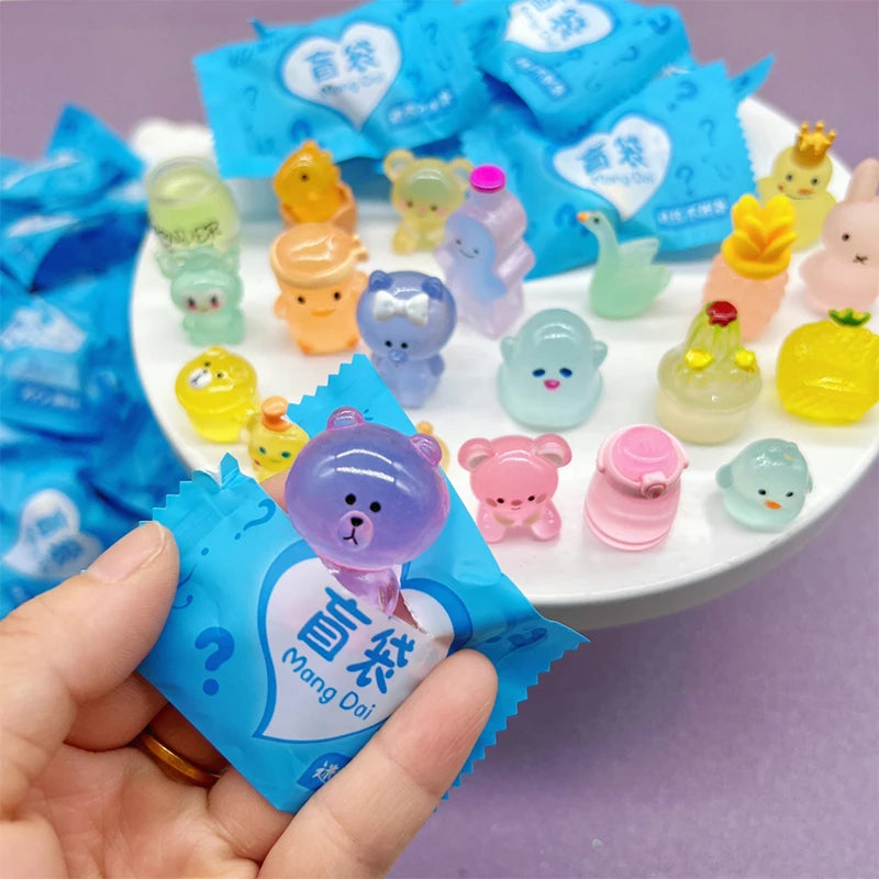 Cute Mini Simulation Animal Model Action Surprise Dolls Lovely