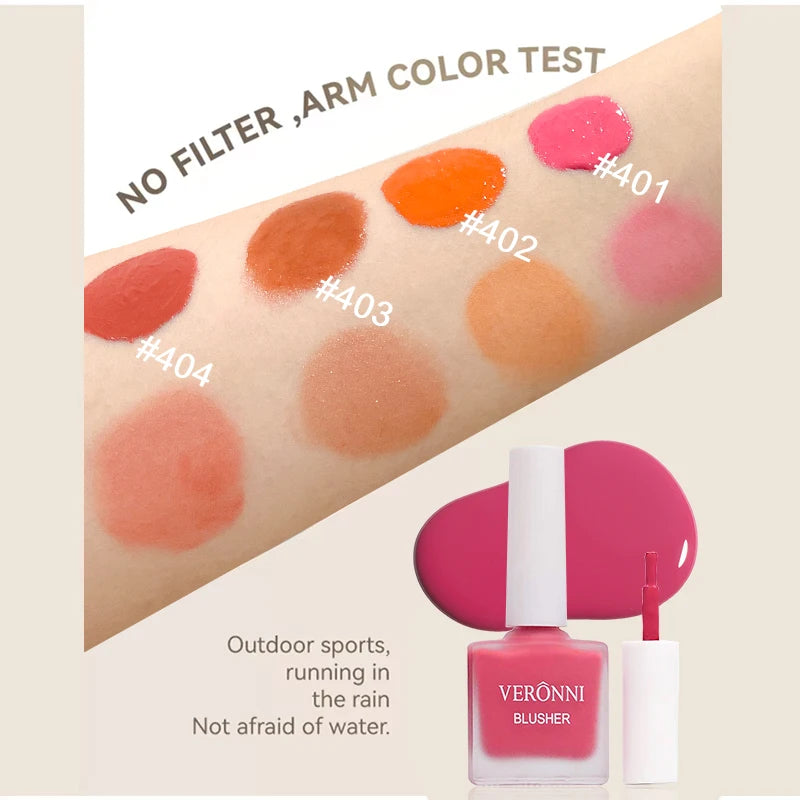 Dewy Velvet Liquid Blush-medium Coverage Brightening Cream Blush Zpaxo