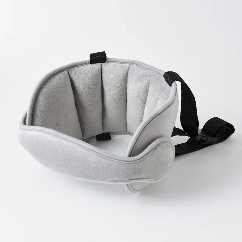 Child Safety Car Seat Head Fixing Belt Baby Sleep Aid Protector Zpaxo gray