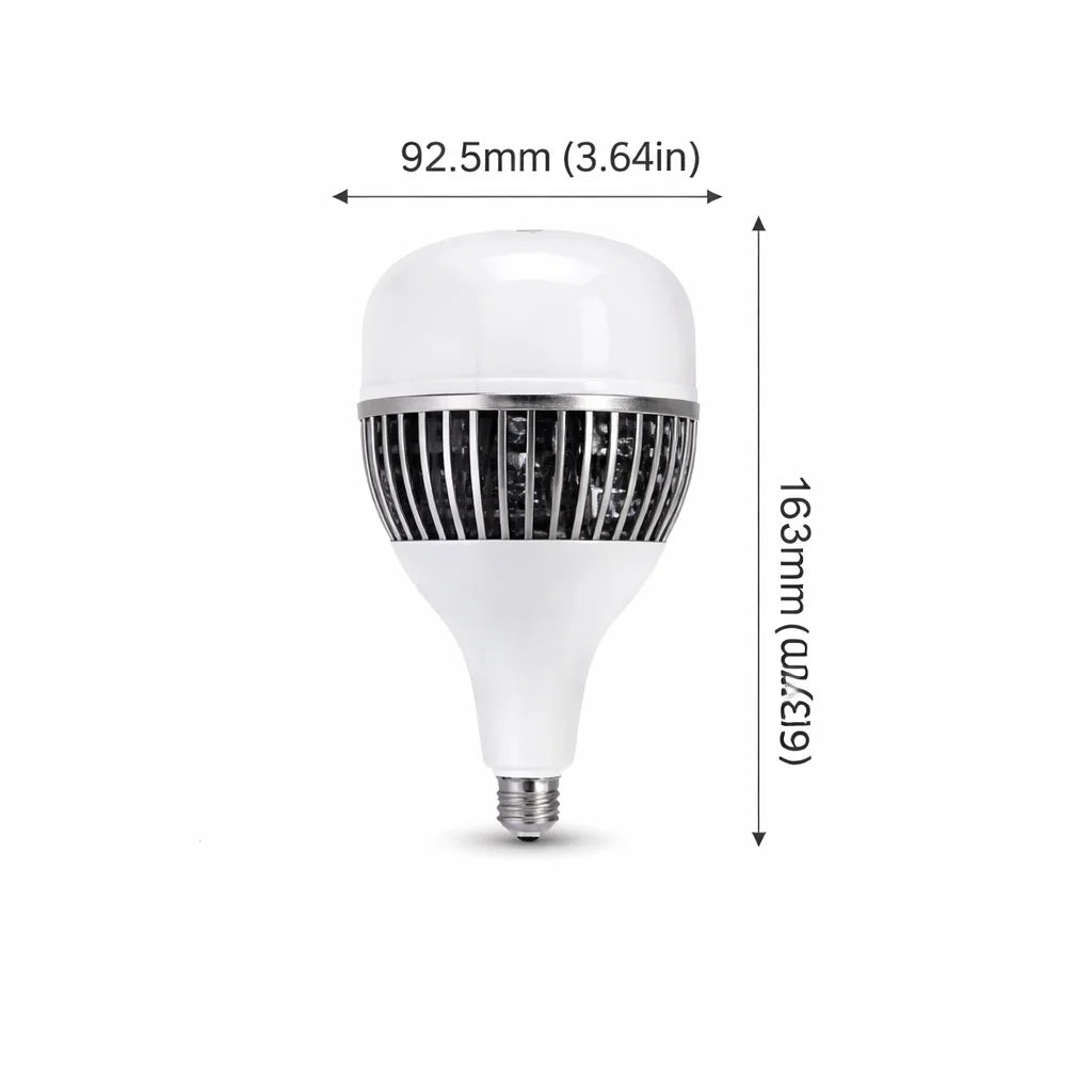 High Power E27 LED Bulb 220V Super Bright Energy Saving Lamp for Home Garage Warehouse Office Indoor Lighting Zpaxo E27-220V